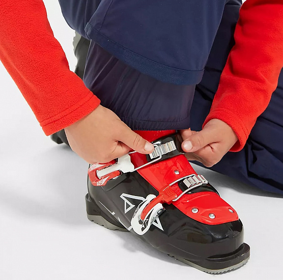 Брюки детские The North Face Snowquest Suspender Plus Montague Blue - Фото 9 большая