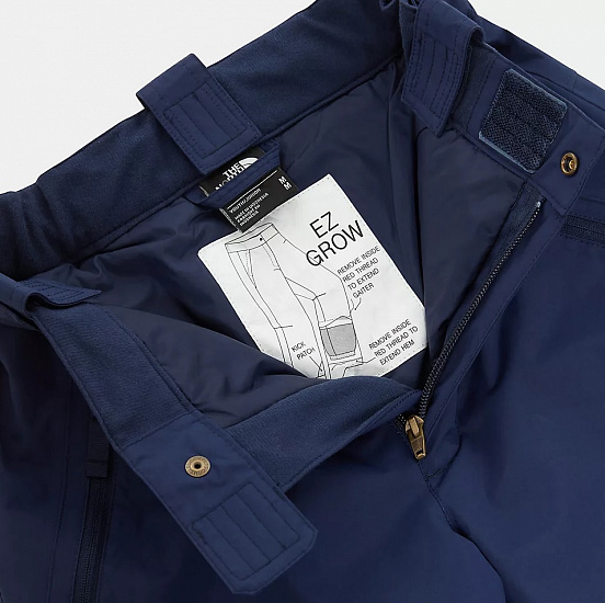 Брюки детские The North Face Snowquest Suspender Plus Montague Blue - Фото 10 большая
