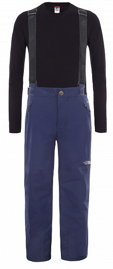 Брюки детские The North Face Snowquest Suspender Plus Montague Blue - Фото 1 большая