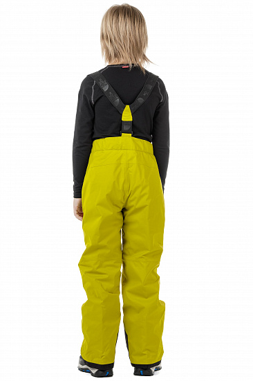 Брюки детские The North Face Snowquest Suspender Plus Citro Green - Фото 6 большая