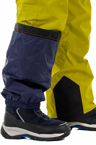 Брюки детские The North Face Snowquest Suspender Plus Citro Green - Фото 8 большая