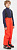 Брюки детские The North Face Snowquest Suspender Plus Fiery Red - Фото 4 малая