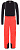Брюки детские The North Face Snowquest Suspender Plus Fiery Red - Фото 1 малая