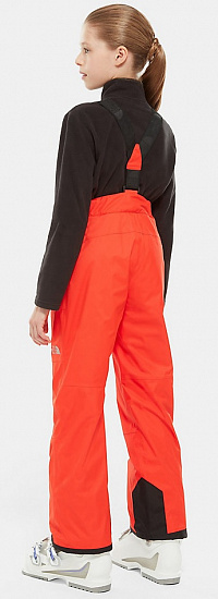 Брюки детские The North Face Snowquest Suspender Plus Fiery Red - Фото 5 большая