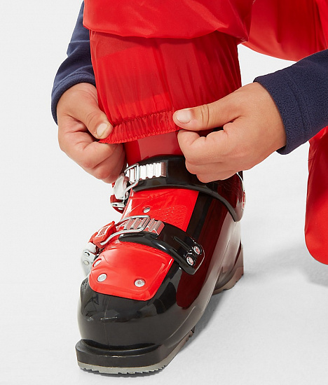 Брюки детские The North Face Snowquest Suspender Plus Fiery Red - Фото 8 большая