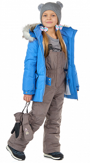 Брюки детские Poivre Blanc W-1024-BBGL Rock Brown - Фото 3 большая