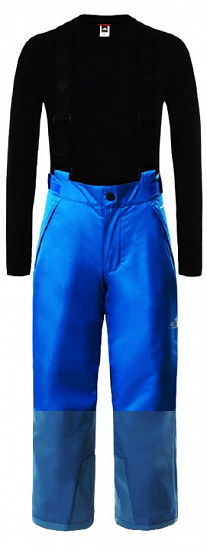 Брюки детские The North Face Snowquest Suspender Hero Blue - Фото 1 большая