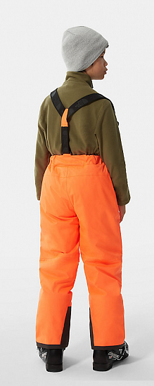 Брюки детские The North Face Snowquest Suspender Power Orange - Фото 6 большая