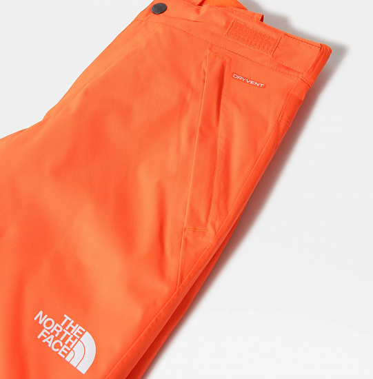 Брюки детские The North Face Snowquest Suspender Power Orange - Фото 9 большая