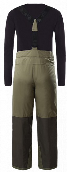Брюки детские The North Face Snowquest Suspender Burnt Olive Green - Фото 3 большая