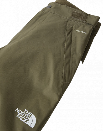 Брюки детские The North Face Snowquest Suspender Burnt Olive Green - Фото 11 большая