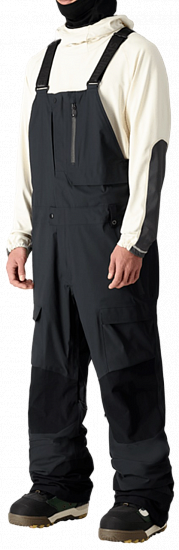Брюки мужские 686 Gore-Tex Stretch Dispatch Bib Black - Фото 1 большая