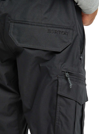 Брюки мужские Burton Cargo Regular True Black - Фото 7 большая