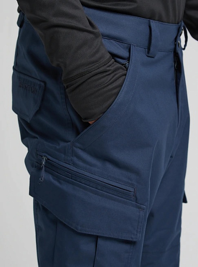 Брюки мужские Burton Cargo Regular Dress Blue - Фото 6 большая