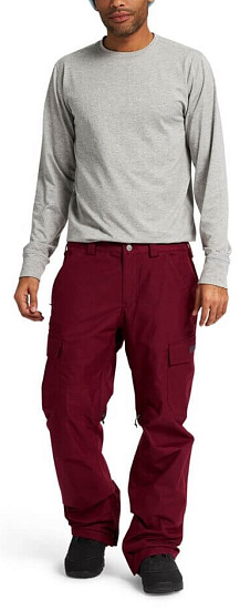 Брюки мужские Burton Cargo Regular Mulled Berry - Фото 3 большая