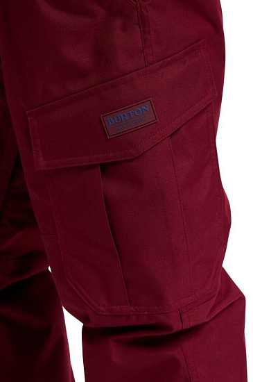 Брюки мужские Burton Cargo Regular Mulled Berry - Фото 5 большая