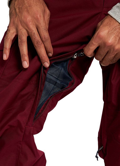 Брюки мужские Burton Cargo Regular Mulled Berry - Фото 6 большая