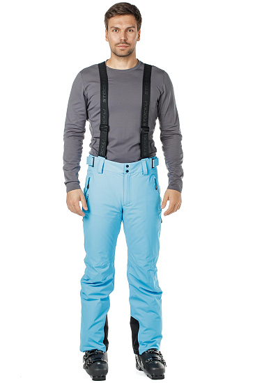Брюки мужские Stockli Race Light Blue - Фото 4 большая