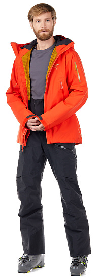 Брюки мужские Arcteryx Sabre Lt Bib Black - Фото 2 большая