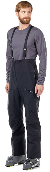 Брюки мужские Arcteryx Sabre Lt Bib Black - Фото 4 большая