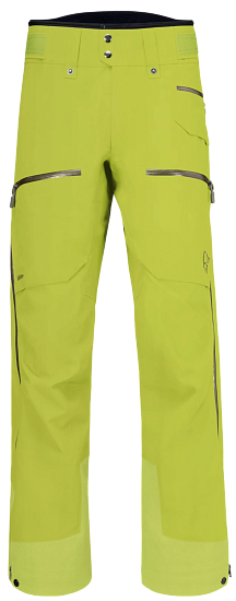 Брюки мужские Norrona Lofoten Gtx Pro Dark Citron - Фото 1 большая