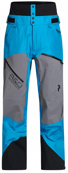 Брюки мужские Peak Performance Shielder R&D Scuba Blu/Quiet Gr - Фото 1 большая