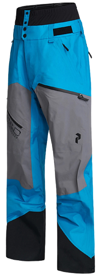 Брюки мужские Peak Performance Shielder R&D Scuba Blu/Quiet Gr - Фото 2 большая