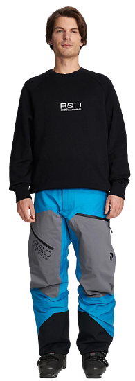 Брюки мужские Peak Performance Shielder R&D Scuba Blu/Quiet Gr - Фото 4 большая