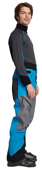 Брюки мужские Peak Performance Shielder R&D Scuba Blu/Quiet Gr - Фото 6 большая