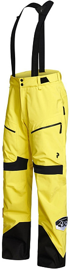 Брюки мужские Peak Performance Vertixs 2L Patch Citrine/Black - Фото 3 большая