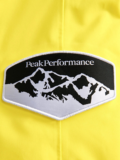 Брюки мужские Peak Performance Vertixs 2L Patch Citrine/Black - Фото 4 большая