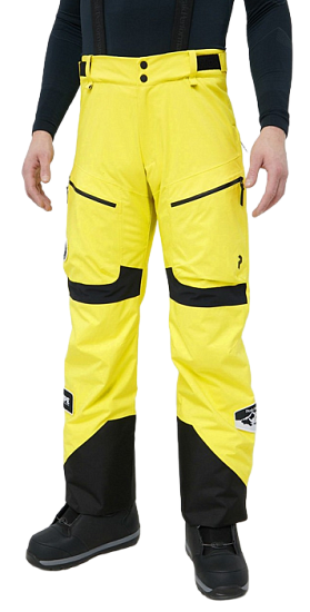 Брюки мужские Peak Performance Vertixs 2L Patch Citrine/Black - Фото 8 большая