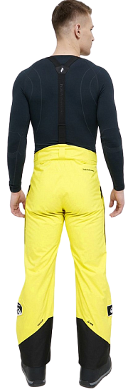 Брюки мужские Peak Performance Vertixs 2L Patch Citrine/Black - Фото 9 большая