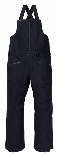 Полукомбинезон мужской Burton Gore-Tex Reserve Bib True Black - Фото 1 большая