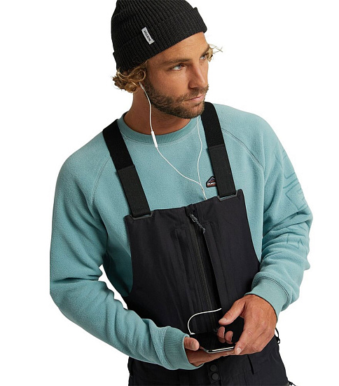 Полукомбинезон мужской Burton Gore-Tex Reserve Bib True Black - Фото 5 большая