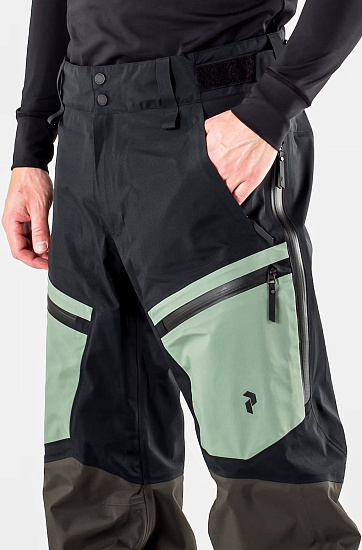 Брюки мужские Peak Performance Gravity Coniferous Green - Фото 4 большая
