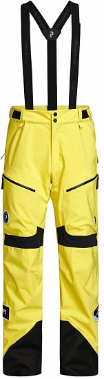Брюки мужские Peak Performance Vertixs 2L Patch Citrine/Black - Фото 1 большая