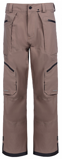 Брюки мужские Volcom Guch Stretch Gore Chestnut Brown - Фото 1 большая