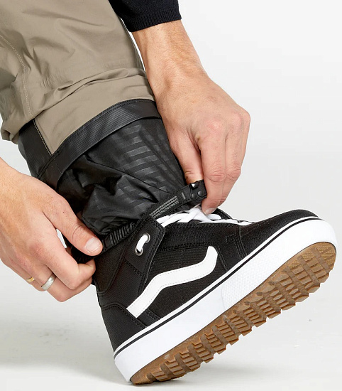 Брюки мужские Volcom Guch Stretch Gore Chestnut Brown - Фото 9 большая