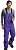 Брюки мужские Burton Ak Gore Cyclic Bib Prism Violet - Фото 2 малая