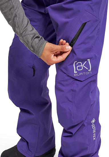Брюки мужские Burton Ak Gore Cyclic Bib Prism Violet - Фото 4 большая
