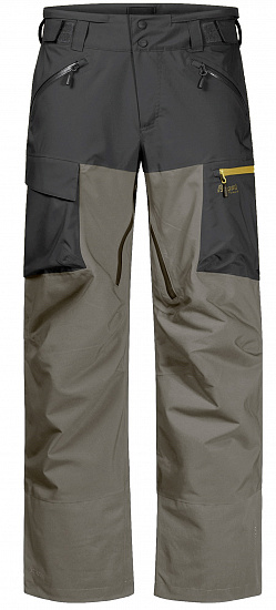 Брюки мужские Bergans Hafslo Ins GreenMud/SolidCharcoal/WaxedYellow - Фото 1 большая