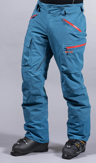 Брюки мужские Bergans Hafslo Ins StoneBlue/Lava - Фото 4 большая