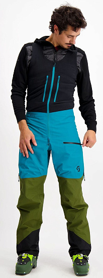 Брюки мужские Scott Line Chaser GTX 3L Fir Green/Winter Green - Фото 3 большая