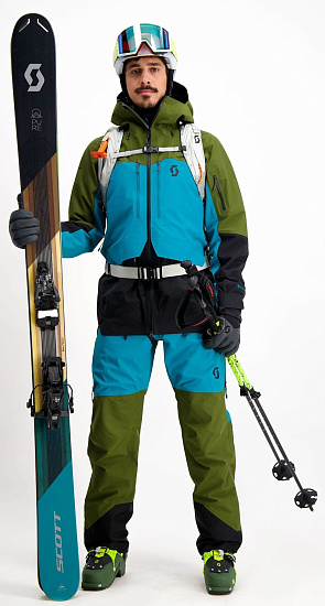 Брюки мужские Scott Line Chaser GTX 3L Fir Green/Winter Green - Фото 4 большая