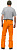 Брюки мужские Norrona Lofoten Gore-Tex Insulated Orange Popsicle - Фото 5 малая