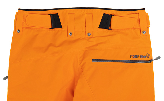 Брюки мужские Norrona Lofoten Gore-Tex Insulated Orange Popsicle - Фото 7 большая
