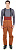 Брюки мужские Rab Khroma GTX Bib Red Earth - Фото 4 малая