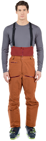Брюки мужские Rab Khroma GTX Bib Red Earth - Фото 4 большая