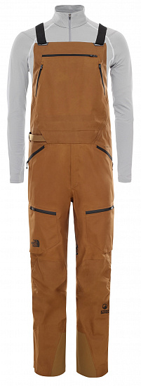 Брюки мужские The North Face Brigandine Futurelight Bib Timber Tan - Фото 1 большая